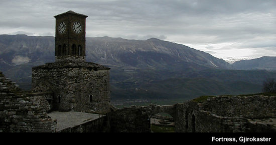 the Fortress of Gjiorokaster